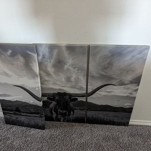 Longhorn wall art